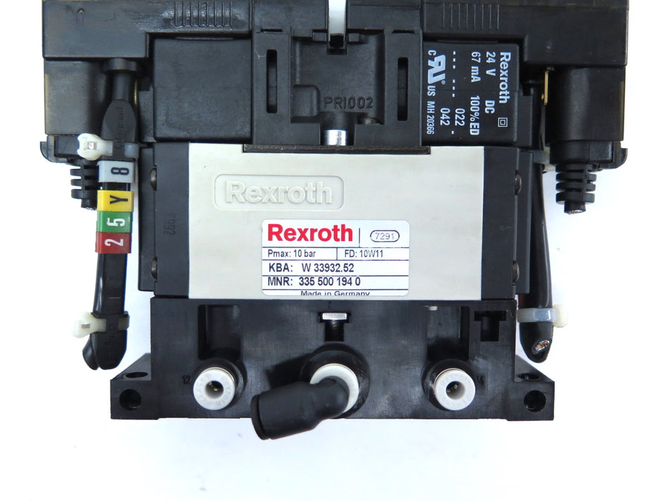 Rexroth 335 500 194 0 W 33932.52 Valve 10 Bar - Advance Operations