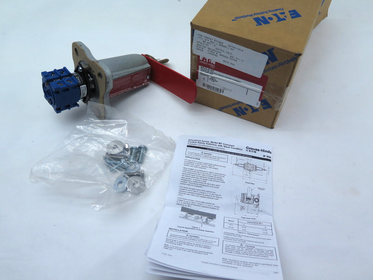Eaton Cooper AFUL5 M7 Conveyor Control Switch Housing Assembly Left Hand End - Advance Operations