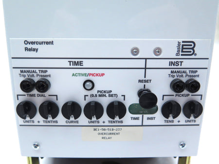 Basler BE1-50/51B-237 Overcurrent Relay - READ - Advance Operations