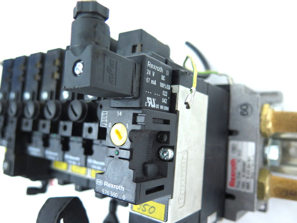 Rexroth 576360 (x10) + MH 20366 (x10) Solenoid Valve Assembly - READ - Advance Operations