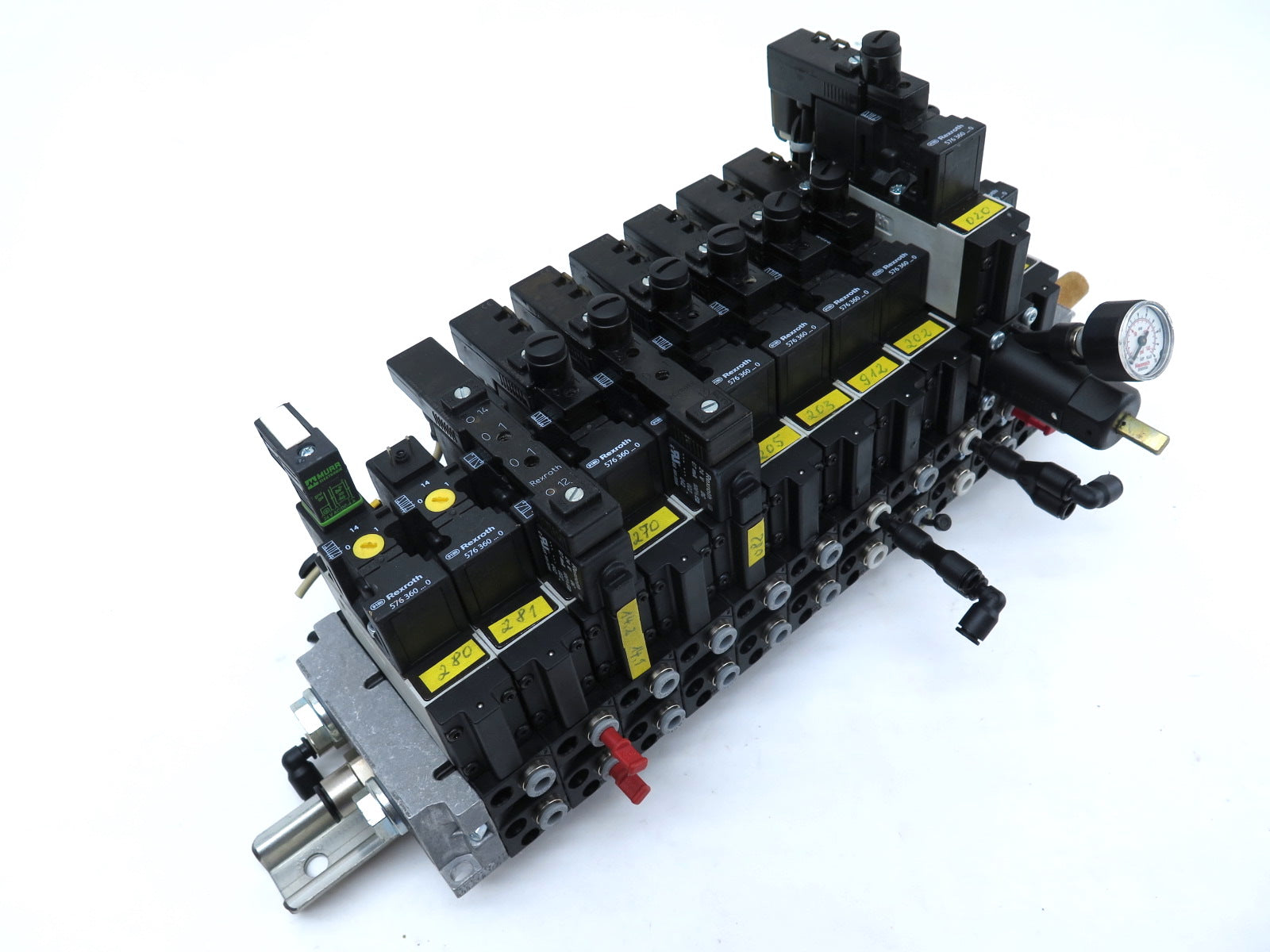 Rexroth 576360 (x11) + MH 20366 (x11) Solenoid Valve Assembly - READ - Advance Operations