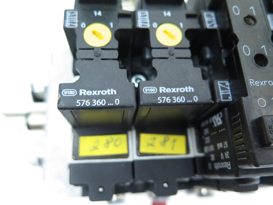 Rexroth 576360 (x11) + MH 20366 (x11) Solenoid Valve Assembly - READ - Advance Operations