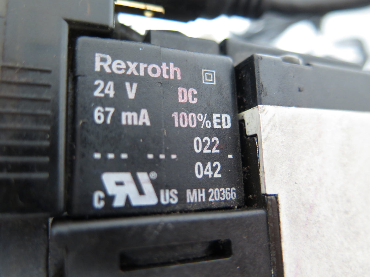 Rexroth 576360 (x9) + MH 20366 (x9) Solenoid Valve Assembly - READ - Advance Operations