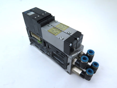 Festo VIGI-03-4.0 JMT2H-5/2-4,0-S-VI-B (x2) Solenoid Valve and Manifold Block - Advance Operations