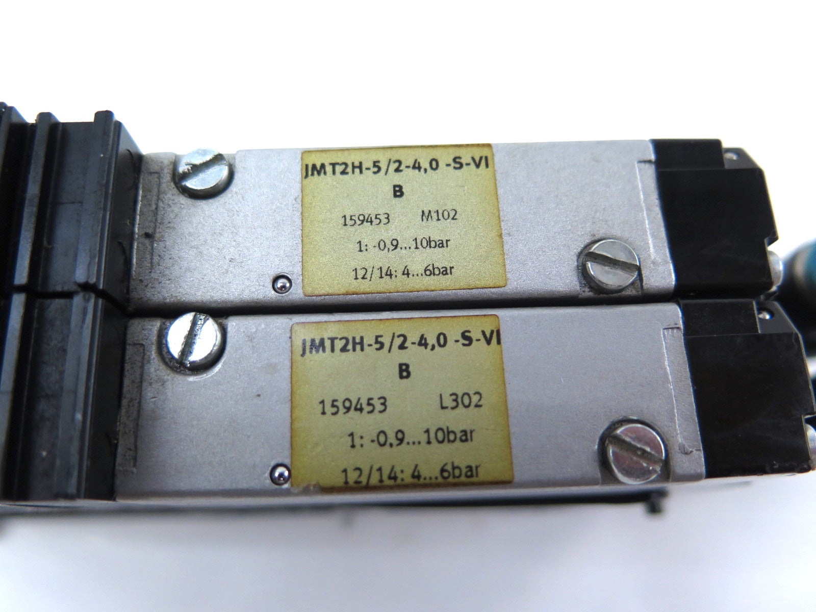 Festo VIGI-03-4.0 JMT2H-5/2-4,0-S-VI-B (x2) Solenoid Valve and Manifold Block - Advance Operations