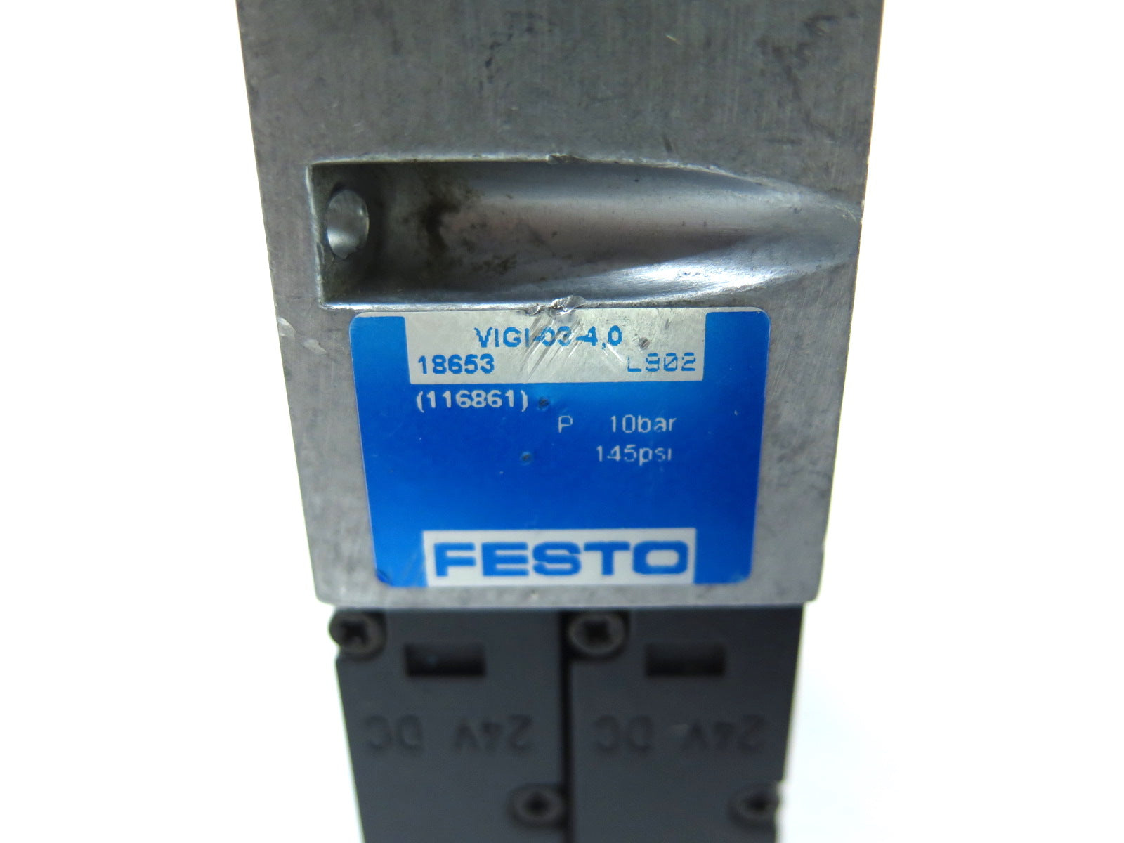 Festo VIGI-03-4.0 JMT2H-5/2-4,0-S-VI-B (x2) Solenoid Valve and Manifold Block - Advance Operations