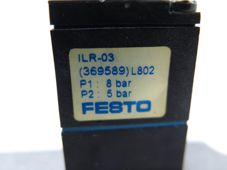 Festo IEPR-03-4.0-LR + ILR-03 End Plate with Regulator - Advance Operations