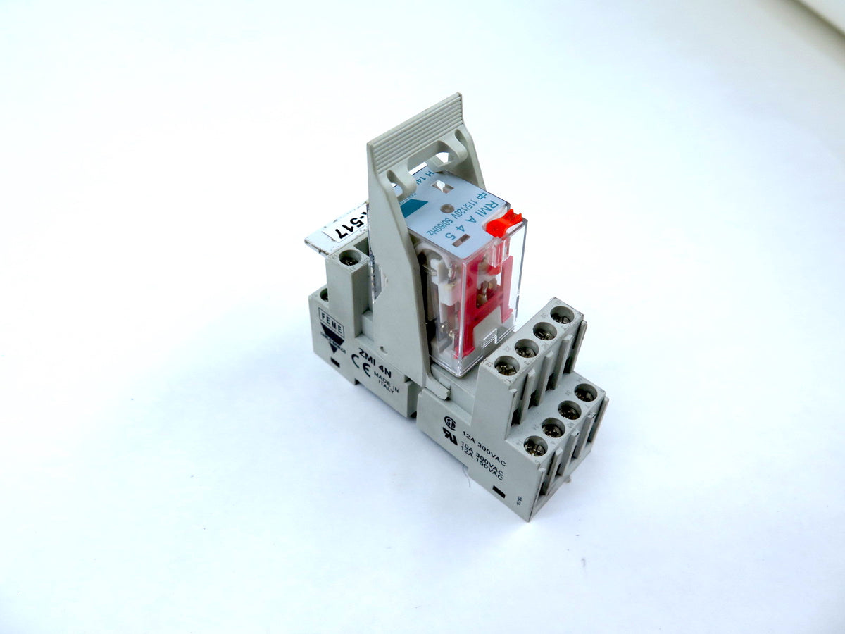 Carlo Gavazzi ZMI 4N Relay Socket with RMI-A-4-5 Relay 12A 300VAC - Advance Operations