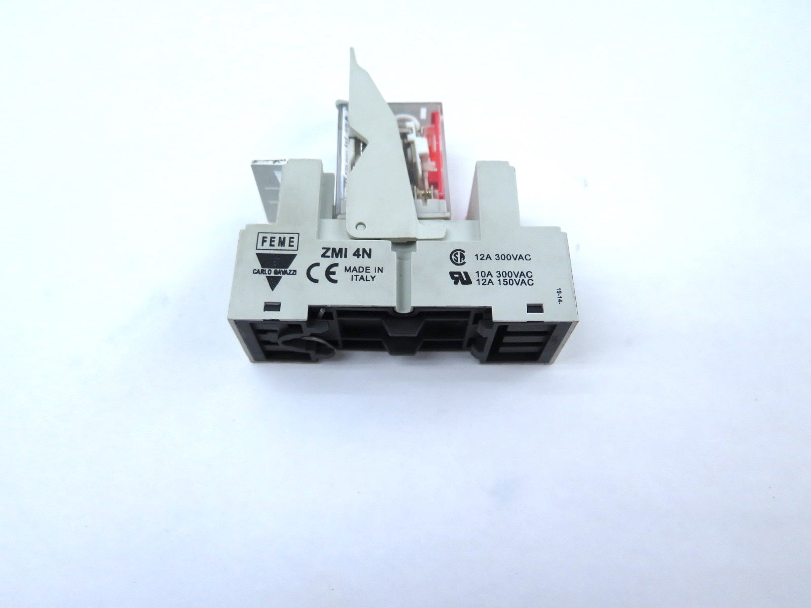 Carlo Gavazzi ZMI 4N Relay Socket with RMI-A-4-5 Relay 12A 300VAC - Advance Operations