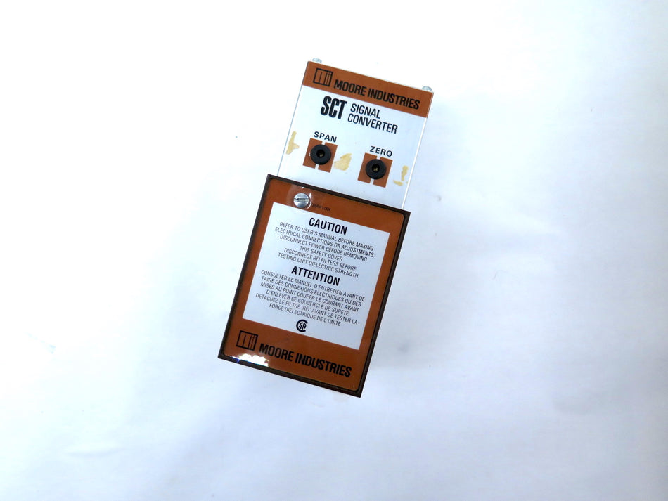 Moore Industries SCT Signal Converter - Advance Operations