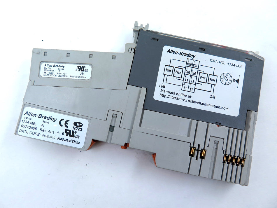Allen-Bradley 1734-IA4 Digital Input Module WITH BASE AND TERMINAL BLOCK - Advance Operations