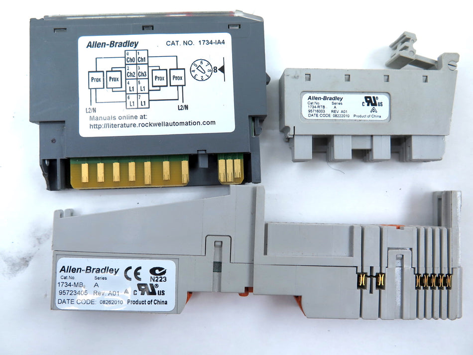 Allen-Bradley 1734-IA4 Digital Input Module WITH BASE AND TERMINAL BLOCK - Advance Operations