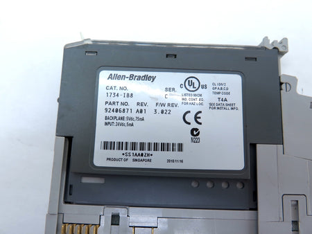 Allen-Bradley 1734-IB8 Ser.C Digital Input Module WITH BASE AND TERMINAL BLOCK - Advance Operations