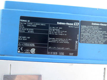 Endress + Hauser 53W80-UL0B5RC2BBAC Promag53 Transmitter 20-55VAC 16-62VDC - Advance Operations