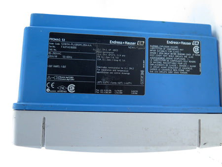 Endress + Hauser 53W1H-PLGB5RC2BAAA Promag53 Transmitter 85-260VAC - Advance Operations