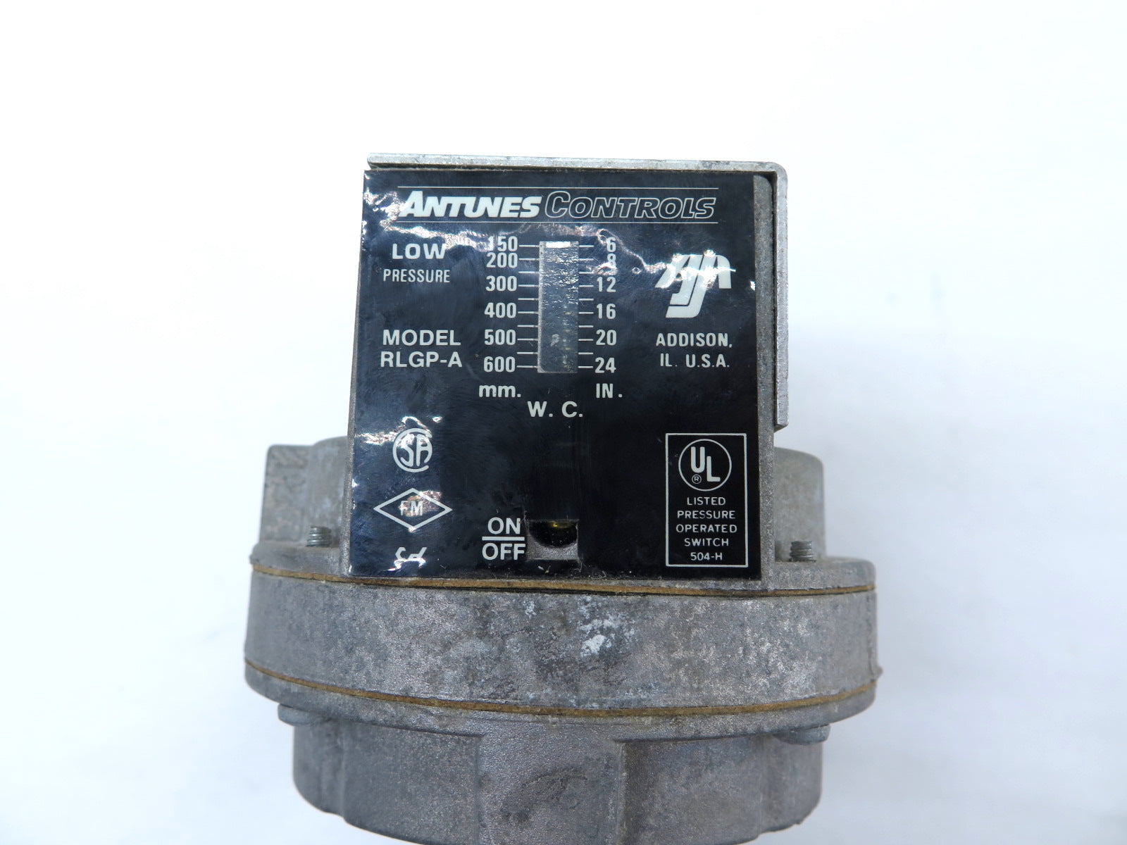 Antunes Controls RLGP-A Low Gas Pressure Regulator - Advance Operations