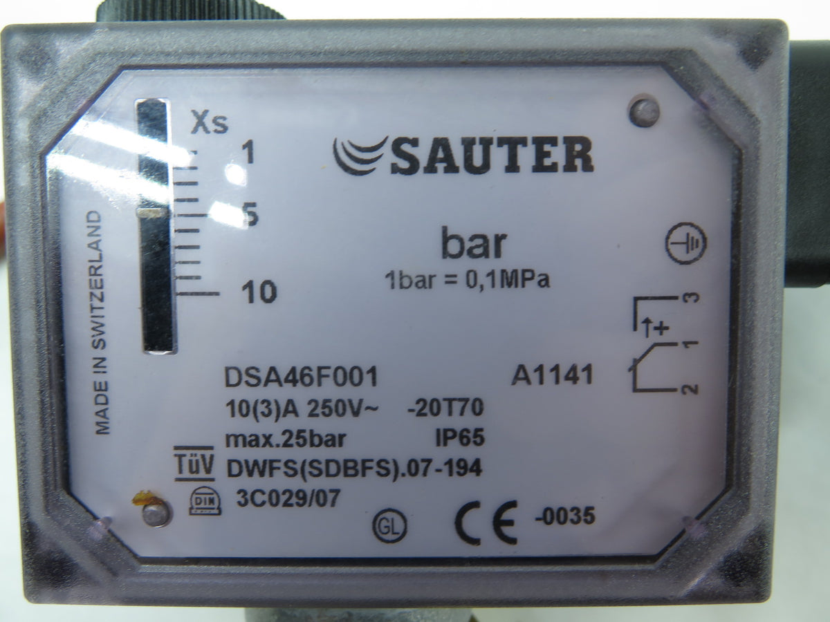 Sauter Weishaupt DSA46F001 Pressure Switch - Advance Operations