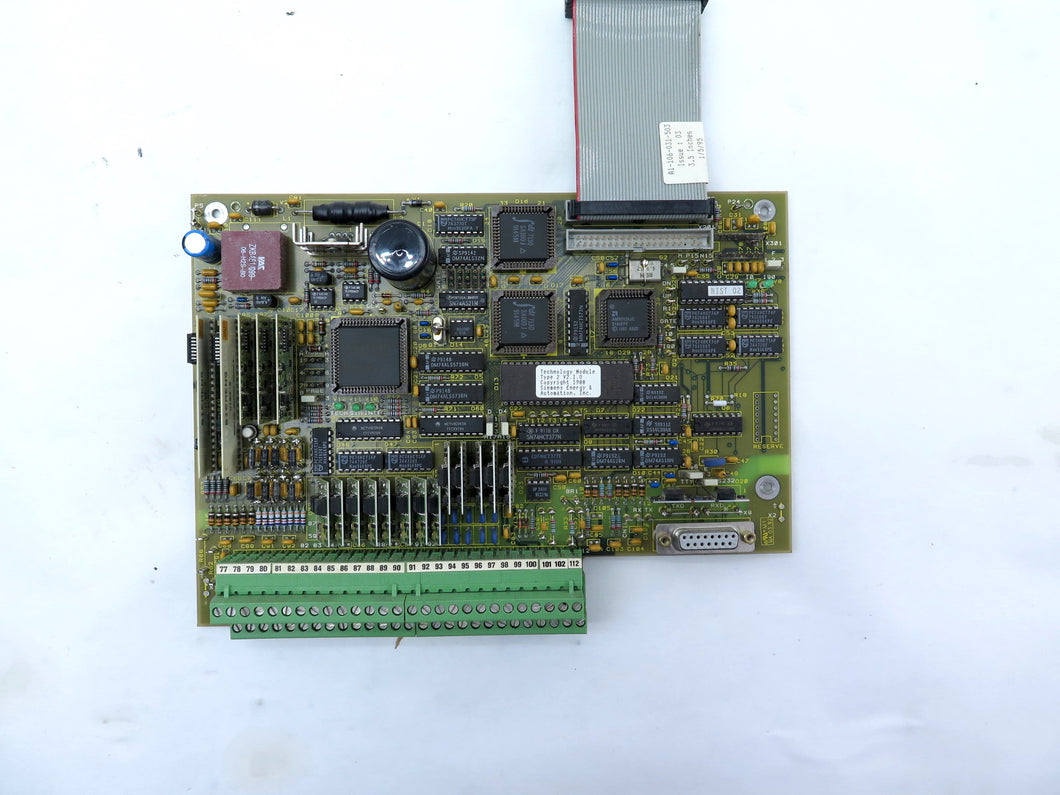 Siemens 6RA8 232-1DB0 Control Board Simoreg