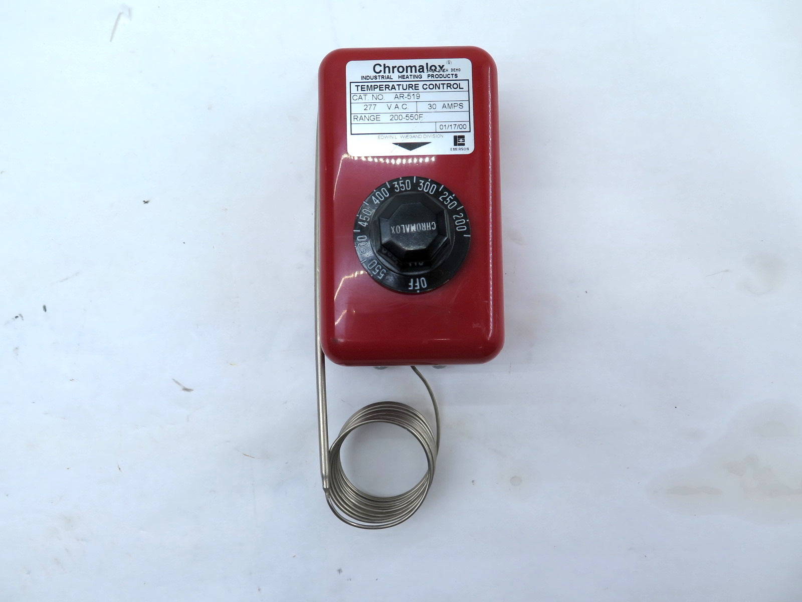 Chromalox AR-519 Temperature Control 277VAC 30A 200-550F - Advance Operations