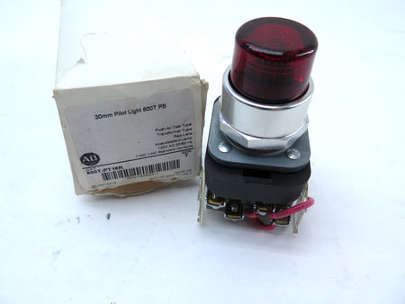 Allen-Bradley 800T-PT16R Pilot Light Ser.T 120VAC - Advance Operations