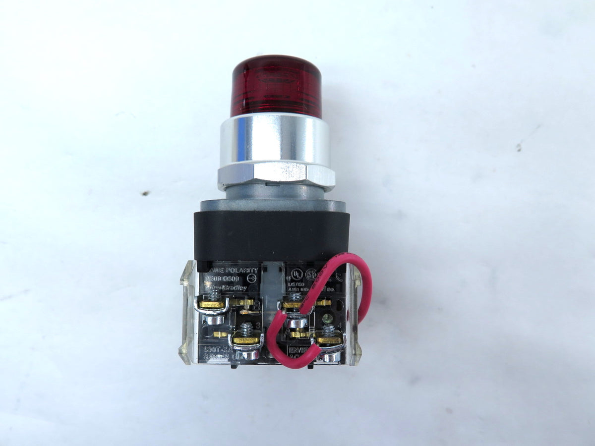 Allen-Bradley 800T-PT16R Pilot Light Ser.T 120VAC - Advance Operations