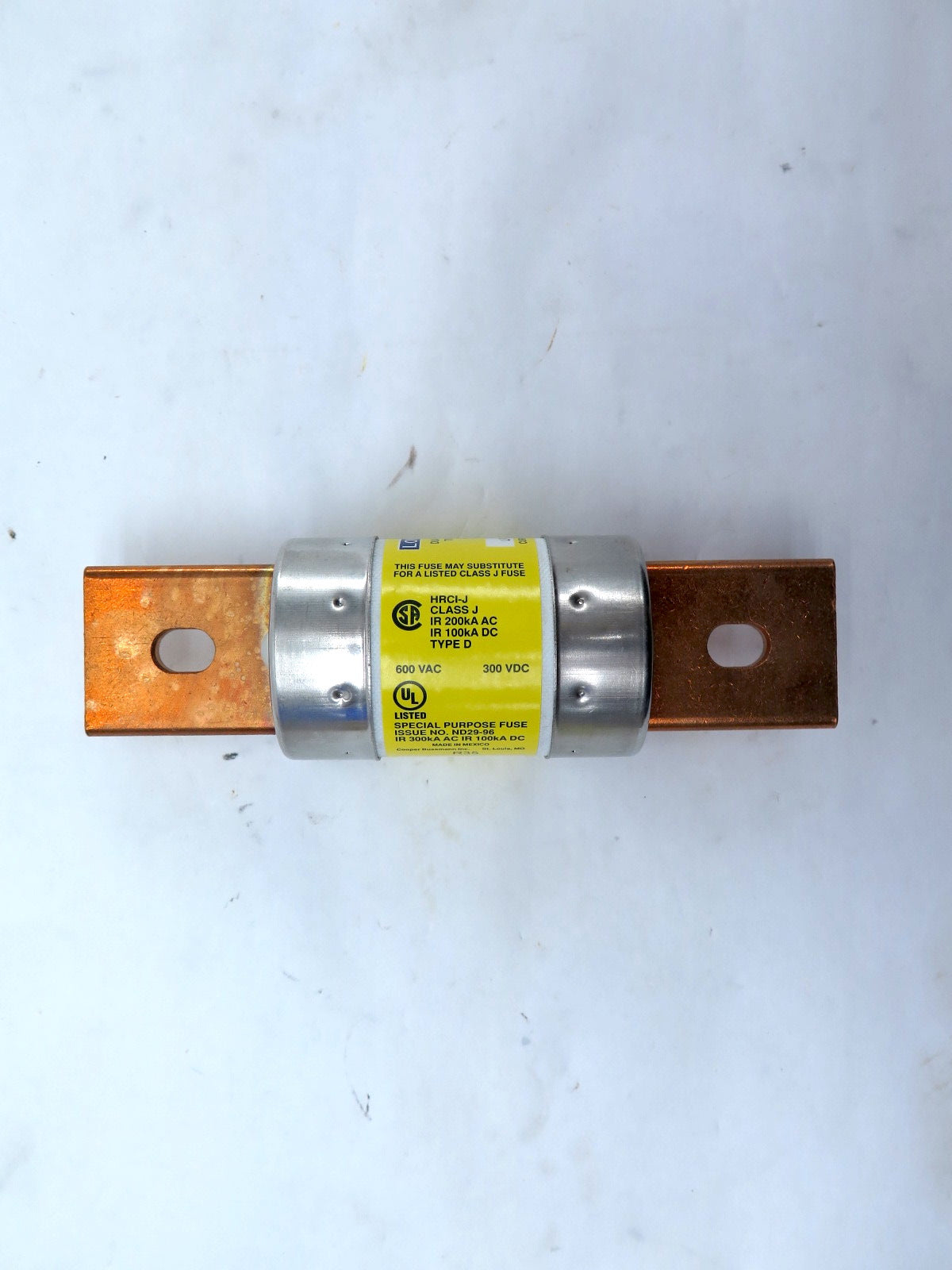 Cooper Bussmann LPJ-300SP Time-Delay Electrical Fuse 600VAC 300VDC - Advance Operations