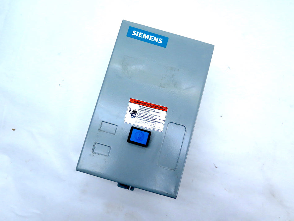 Siemens 14DUD32BA Magnetic Motor Starter NEMA 1 - Advance Operations