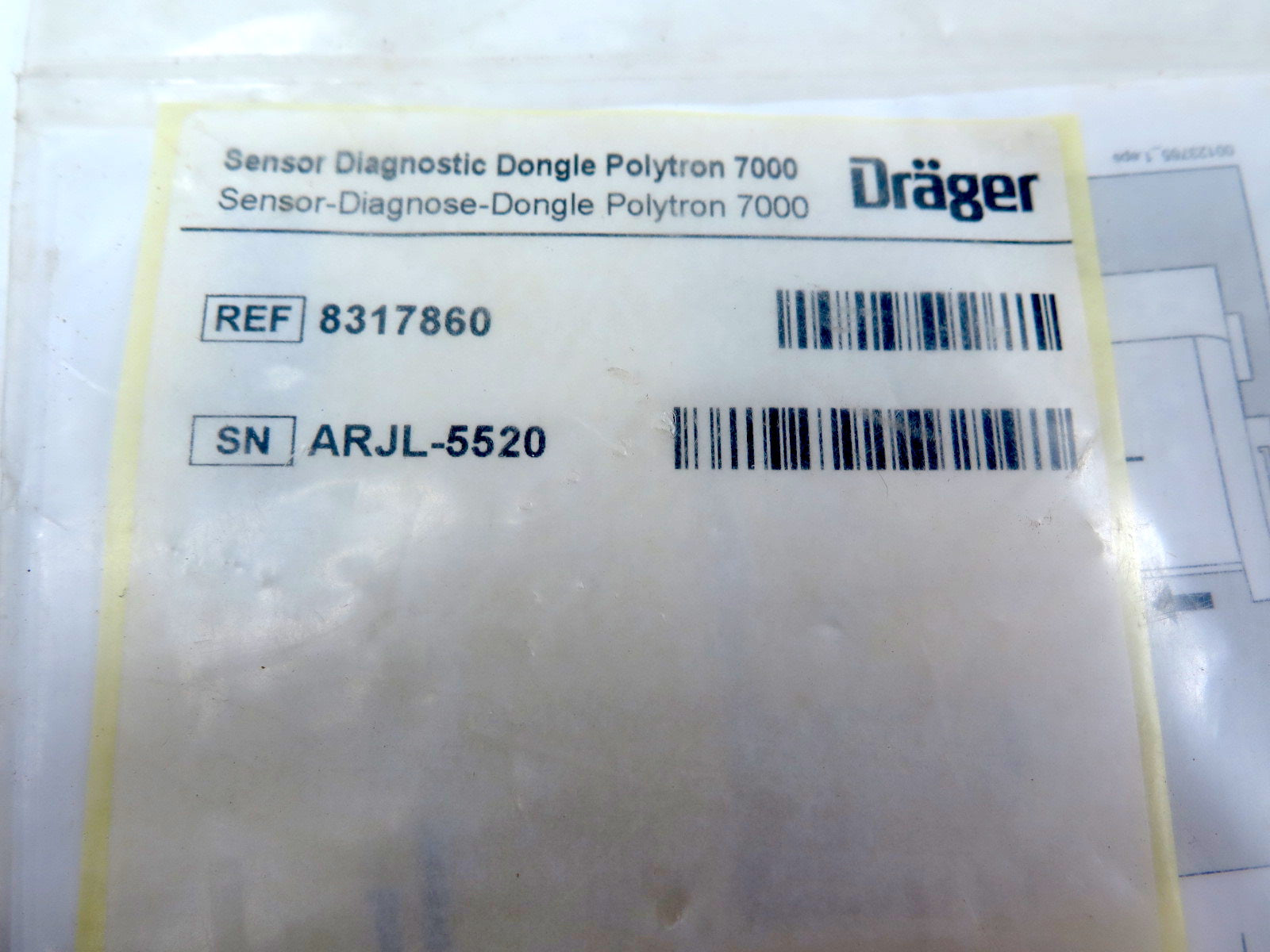 Drager 8317860 Polytron 7000 Oxygen Sensor - Advance Operations
