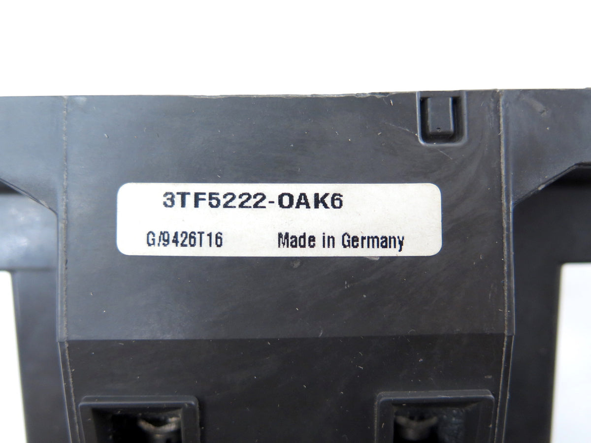 Siemens 3TF5222-OAK6 Contactor Coil 120V - Advance Operations