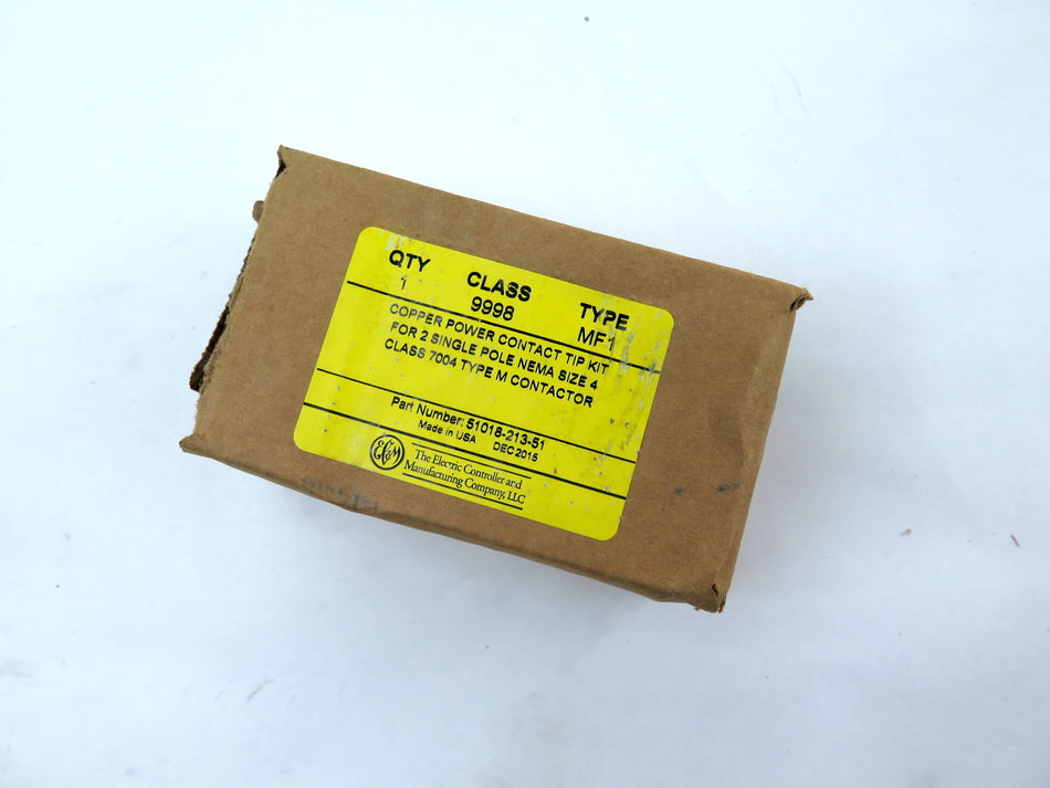 EC&M 51018-213-51 Copper Contact Tip Kit Class:9998 Type:MF1 - Advance Operations
