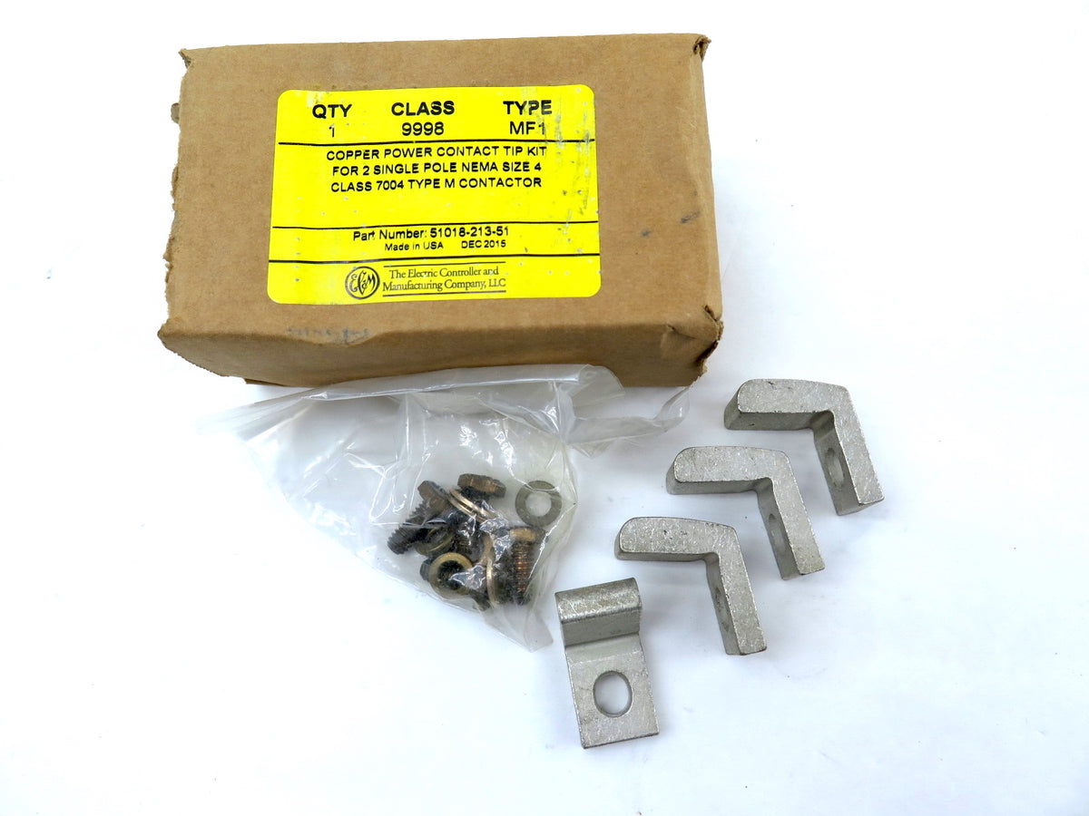 EC&M 51018-213-51 Copper Contact Tip Kit Class:9998 Type:MF1 - Advance Operations