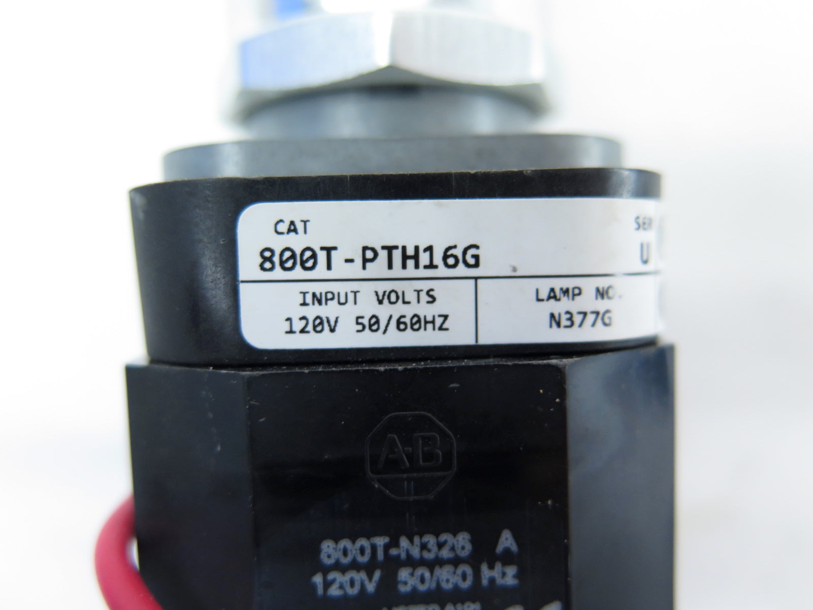 Allen-Bradley 800T-PTH16G Green Pilot Light 120V - Advance Operations