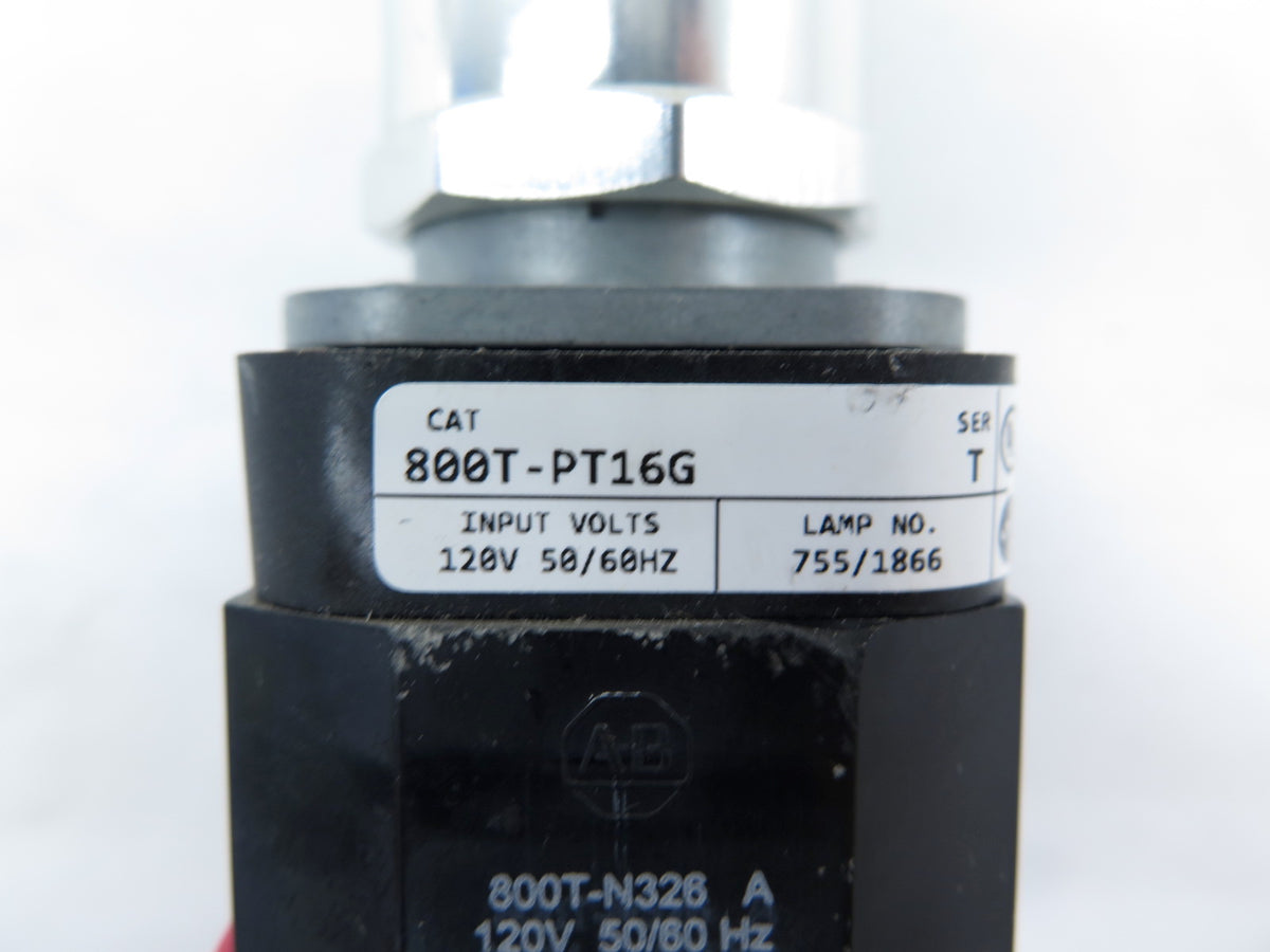 Allen-Bradley 800T-PT16G Green Pilot Light Ser.T 120V - Advance Operations