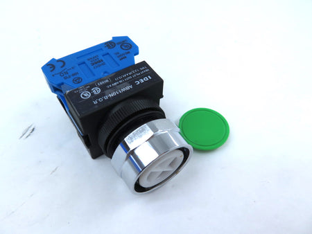 IDEC ABW110N Green Push Button Switch 120-600VAC - Advance Operations