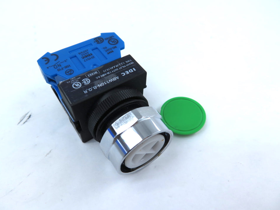 IDEC ABW110N Green Push Button Switch 120-600VAC - Advance Operations