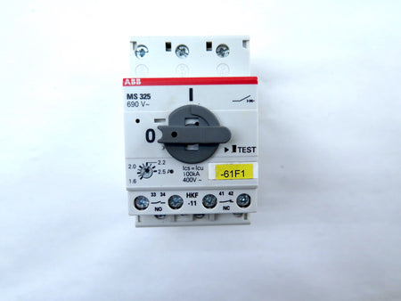 ABB MS325-2.5A Engine Protection Motor Circuit Breaker - Advance Operations