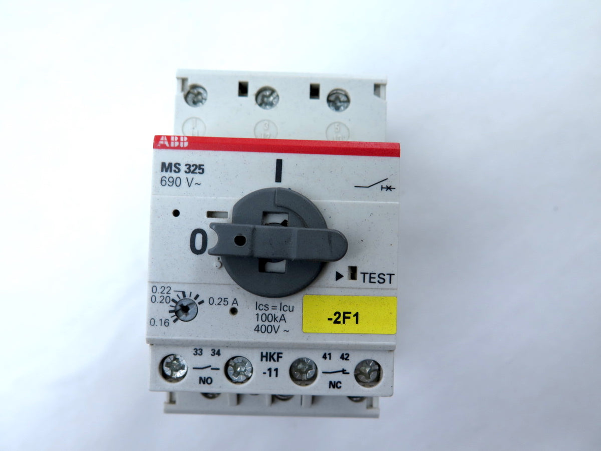 ABB MS325-0.25A Engine Potection Motor Circuit Breaker - Advance Operations