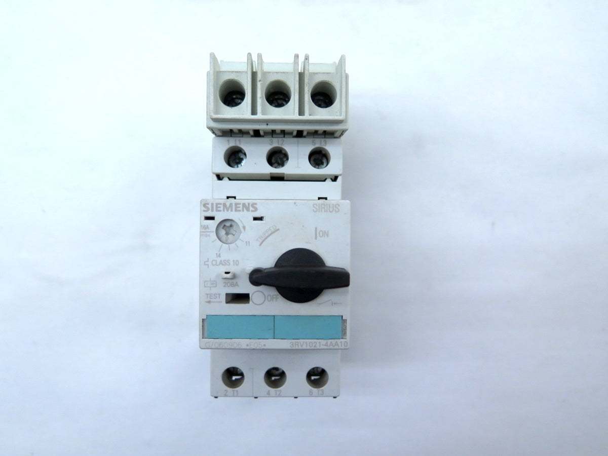 Siemens 3RV1021-4AA10 Motor Starter **LOT OF 2** - Advance Operations