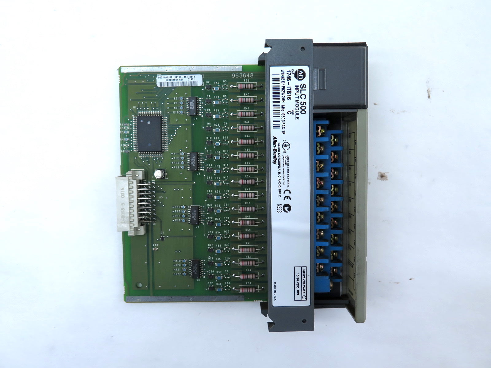 Allen-Bradley 1746-ITB16 SLC500 Input Module Ser.C - Advance Operations
