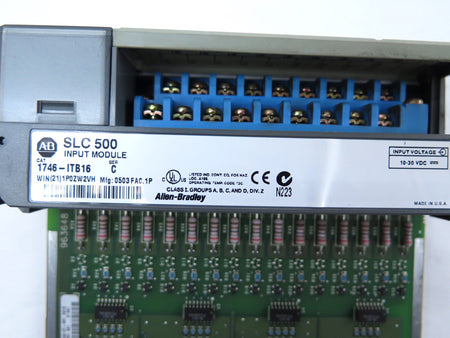 Allen-Bradley 1746-ITB16 SLC500 Input Module Ser.C - Advance Operations