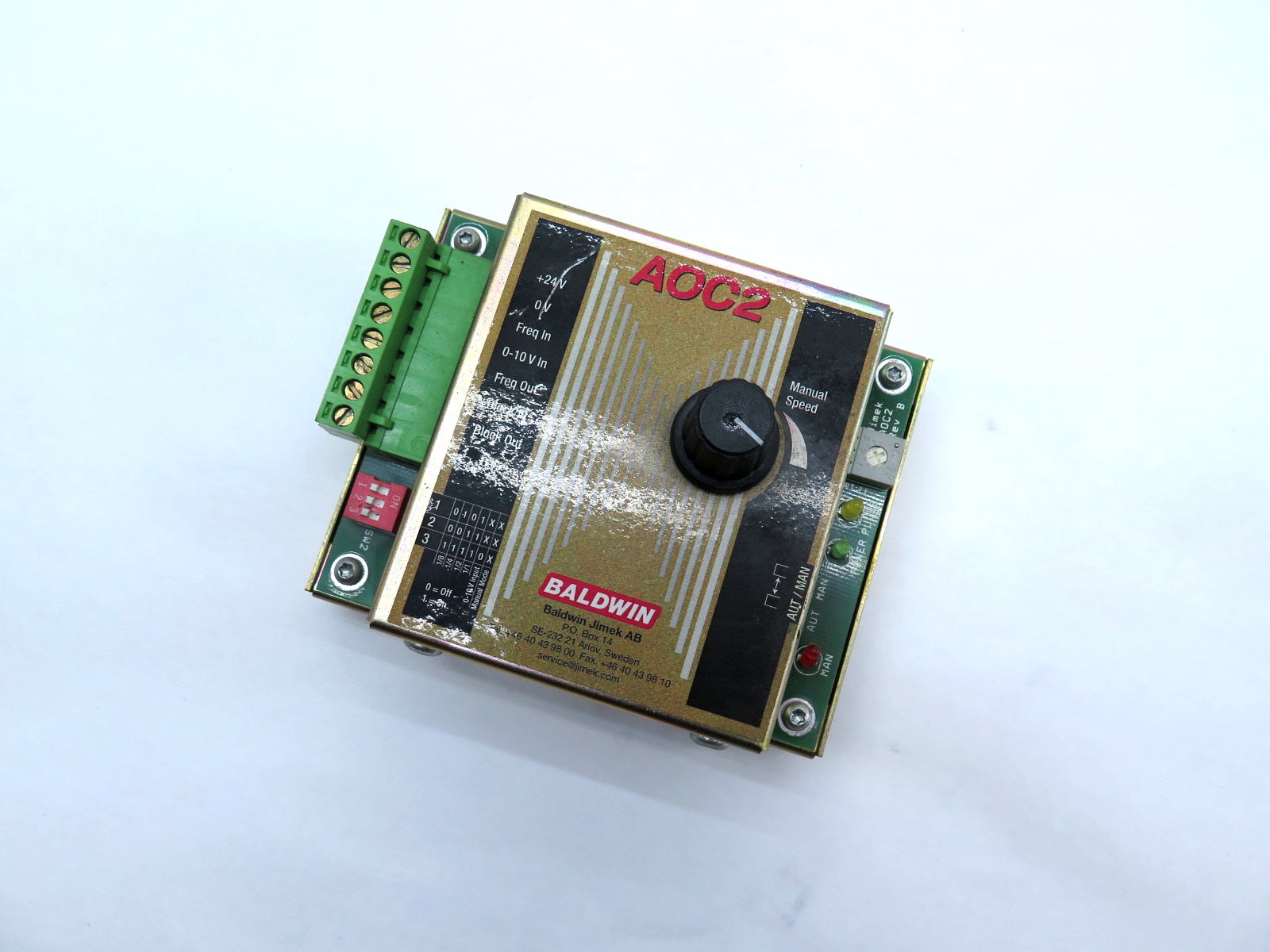 Baldwin DC Drive Speed Control AOC2 - Advance Operations