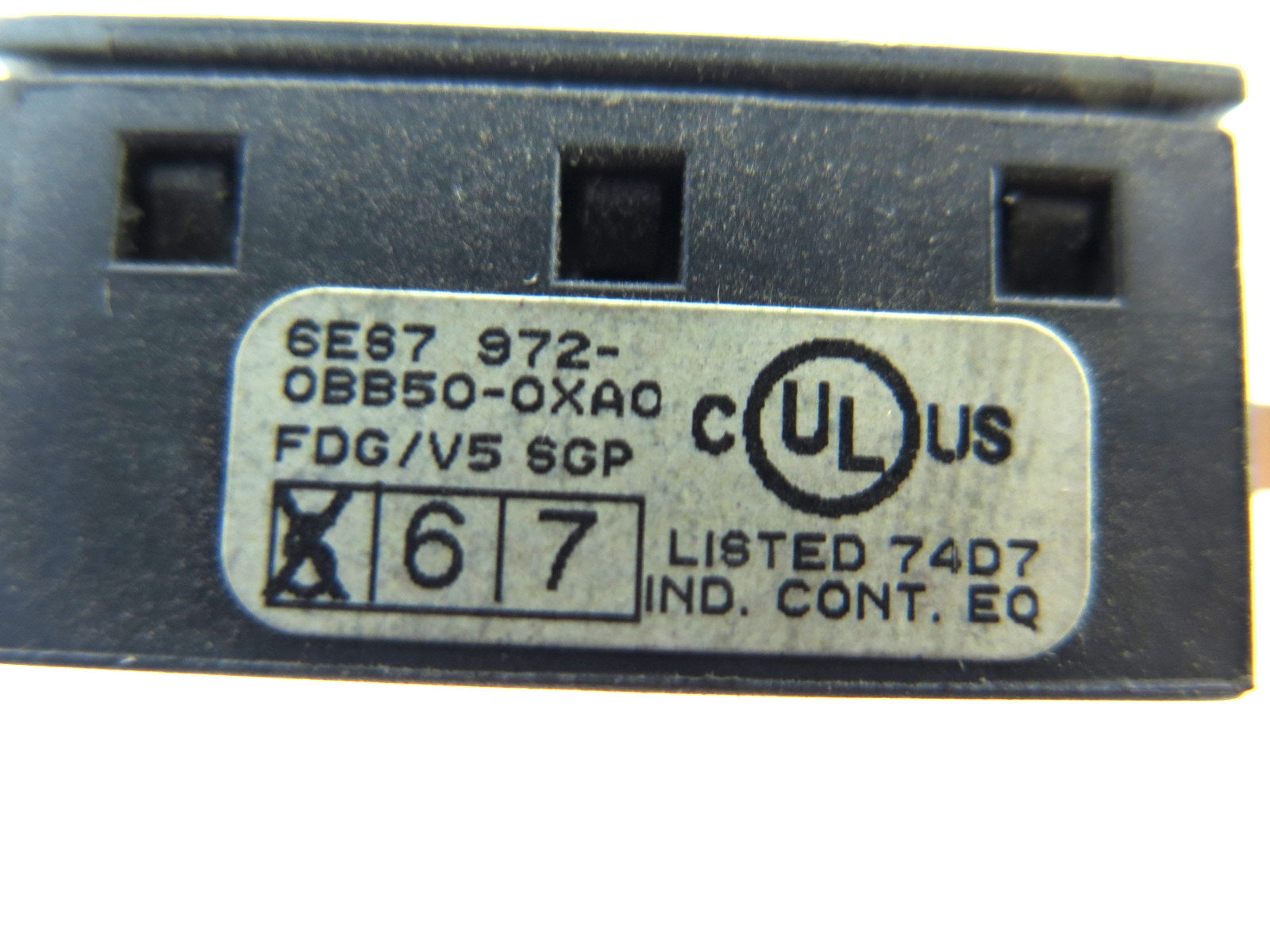 Siemens 6ES7972-0BB50-0XA0 Connector Profibus DP - Advance Operations