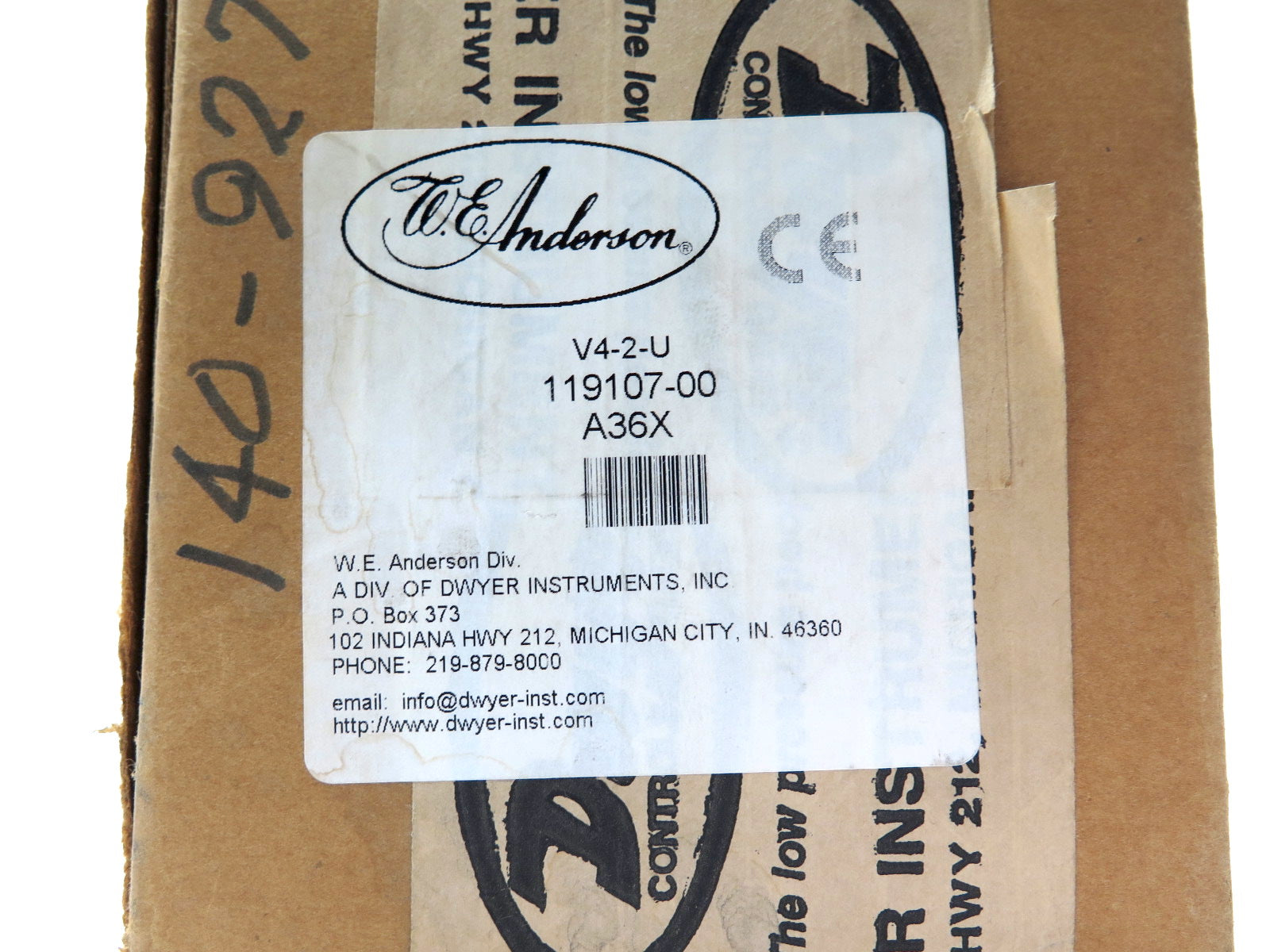 Dwyer 119107-00 Flowtect Vane Operated Flow Switch - Advance Operations
