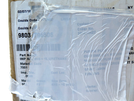 Goulds 98-037-796-506 SRL Impeller 6x6x15 - Advance Operations