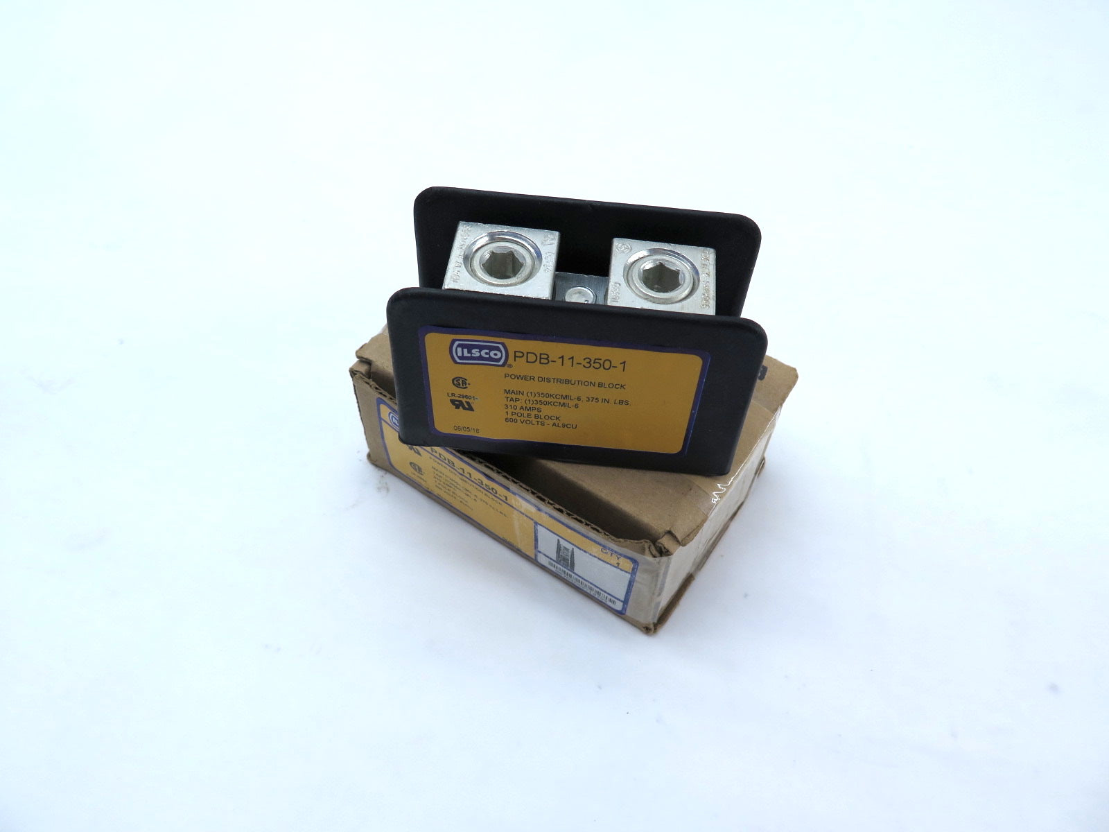 Ilsco PDB-11-350-1 Power Distribution Block 310AMP 600V 1-Pole - Advance Operations