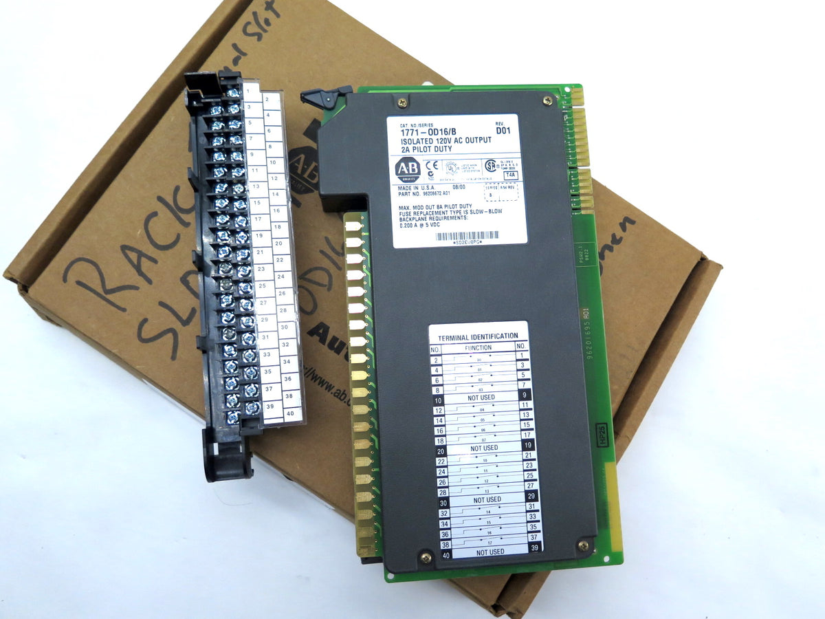 Allen-Bradley 1771-0D16 Isolated 120V AC Output 2A Pilot Duty Ser.B - Advance Operations