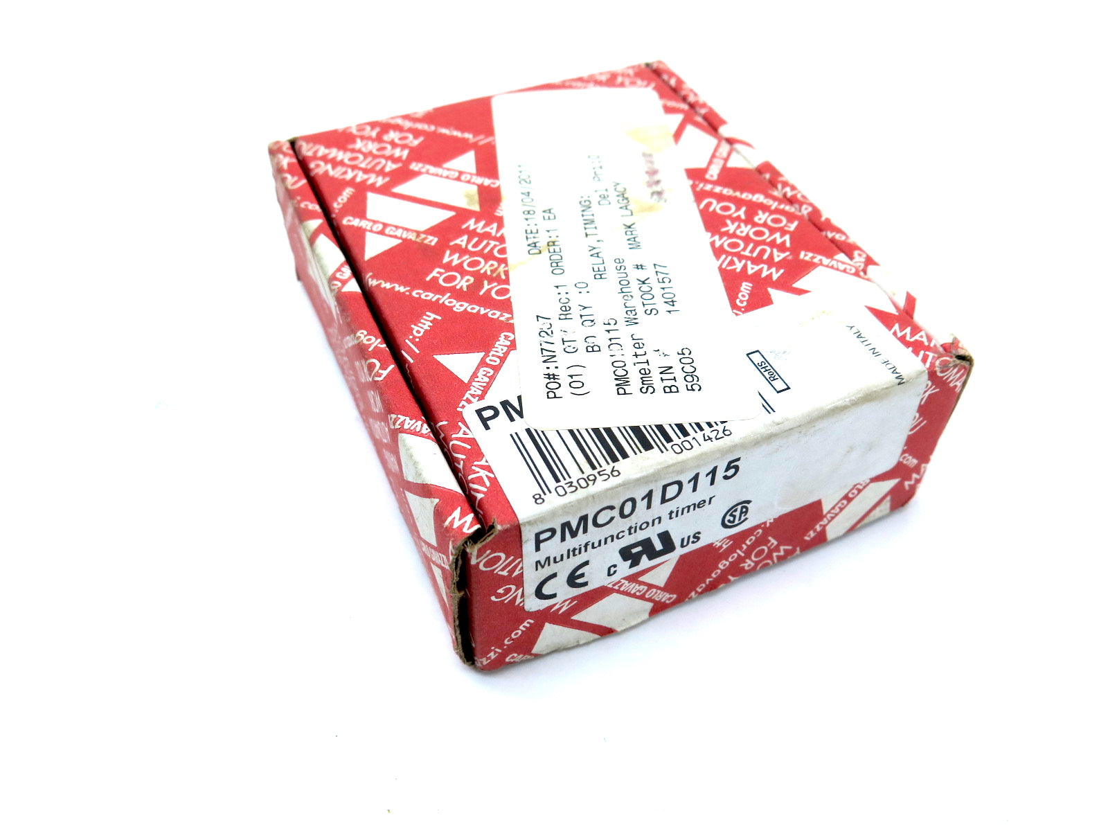 Carlo Gavazzi PMC01D115 Multifunction Timer 240V 8A 1/2HP Max. - Advance Operations
