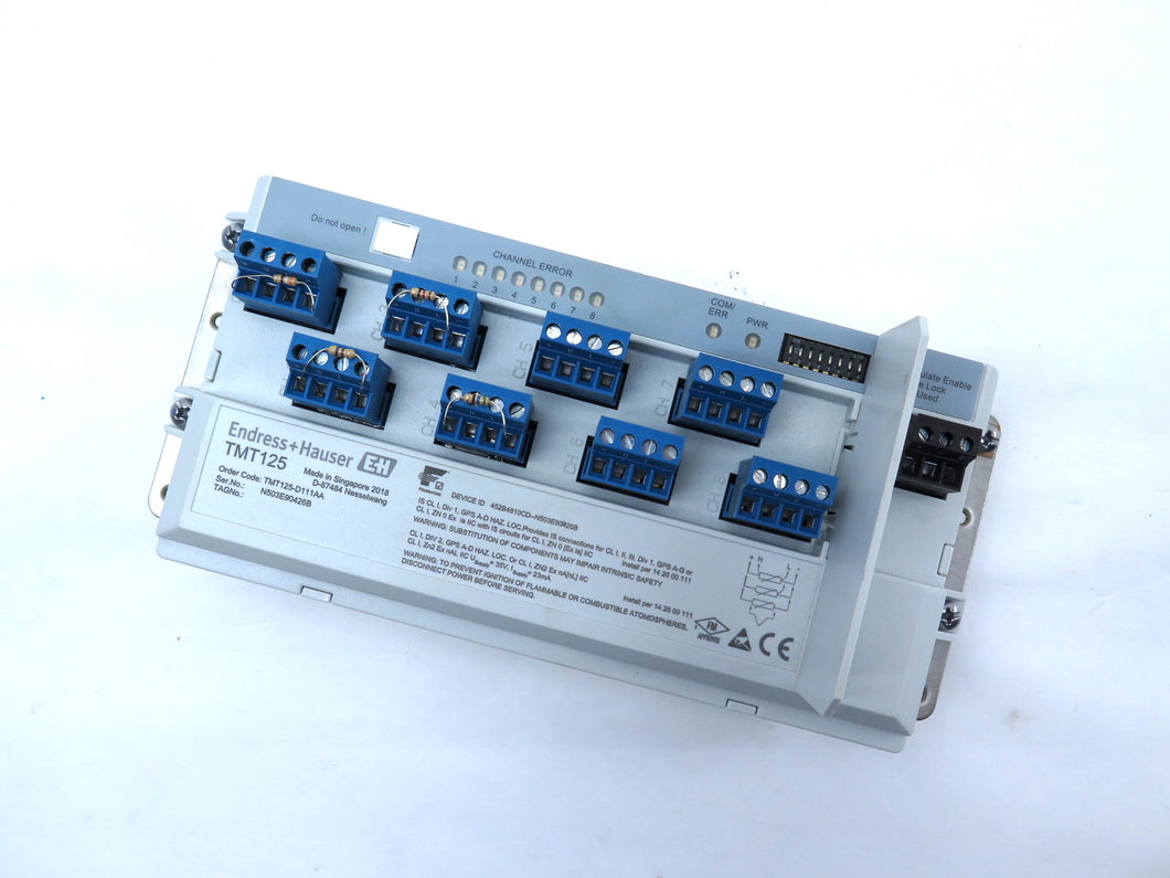 Endress Hauser TMT25-D111AA iTEMP Manual Transmitter - Advance Operations