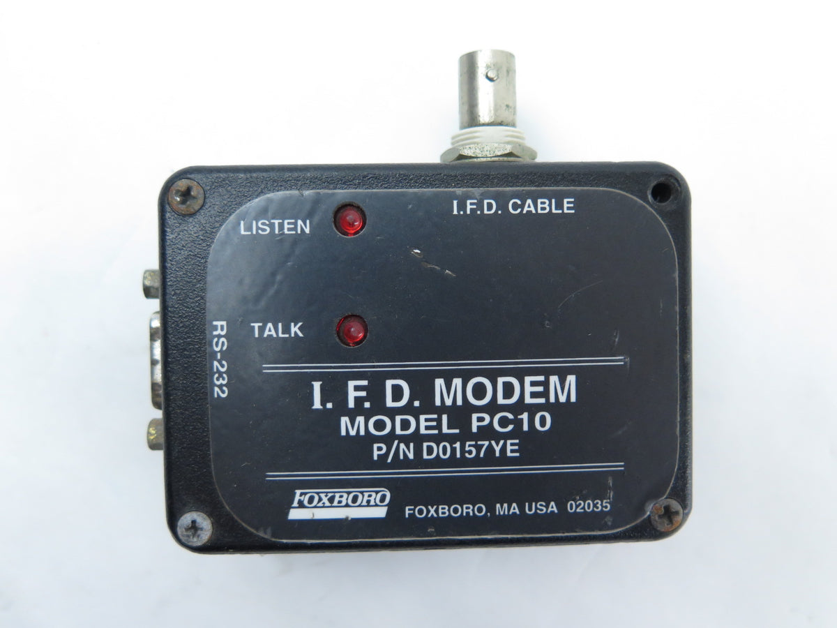 Foxboro D0157YE IFD Modem Model PC10 - Advance Operations