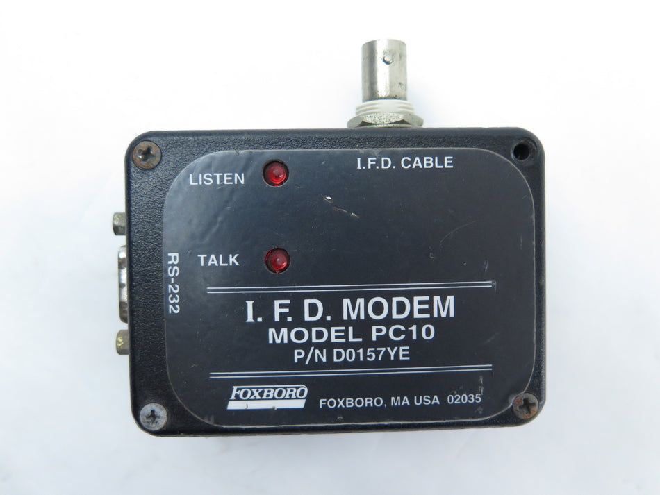 Foxboro D0157YE IFD Modem Model PC10 - Advance Operations